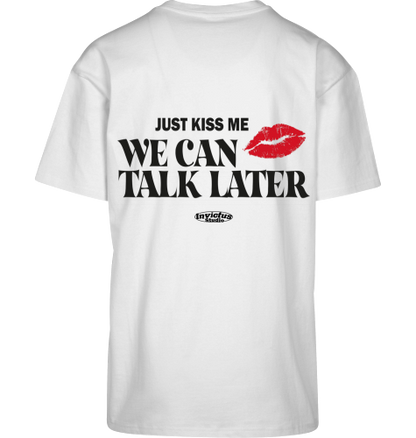 HEAVY OVERSIZED JUST KISS ME T-SHIRT