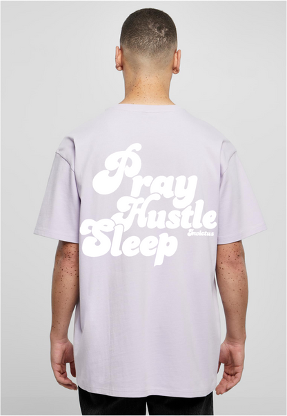 HEAVY OVERSIZED PRAY HUSTLE SLEEP T-SHIRT