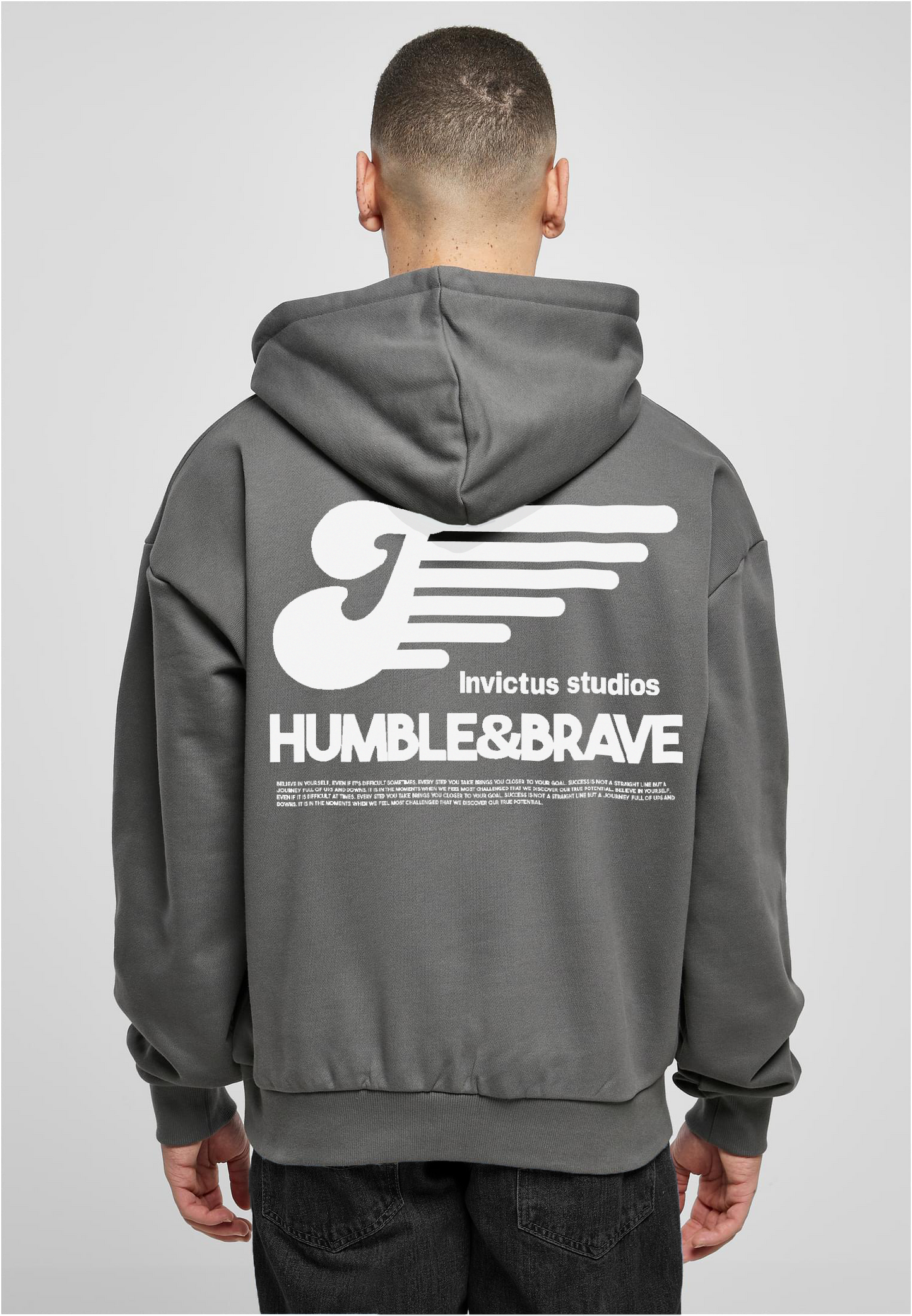 ULTRA HEAVY BOX HUMBLE&BRAVE HOODIE