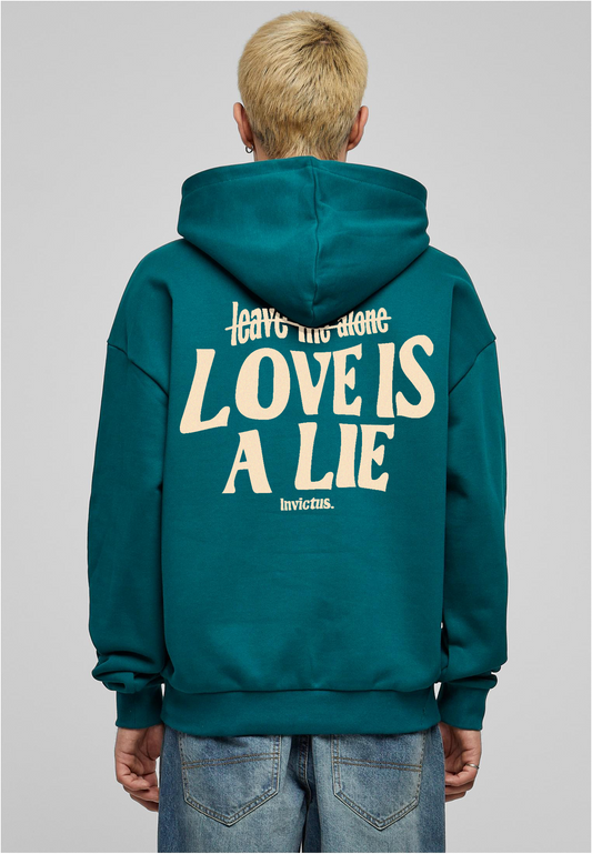 ULTRA HEAVY BOX LOVE IS A LIE HOODIE