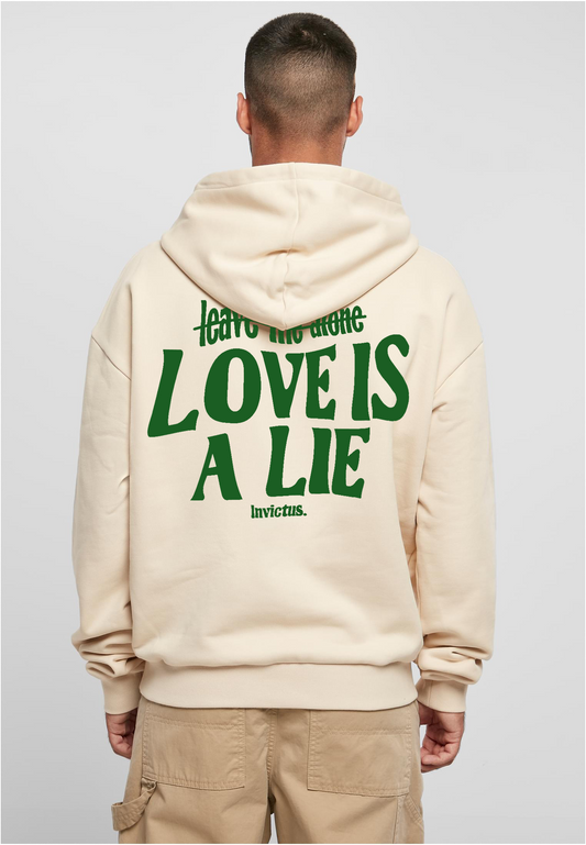 ULTRA HEAVY BOX LOVE IS A LIE HOODIE