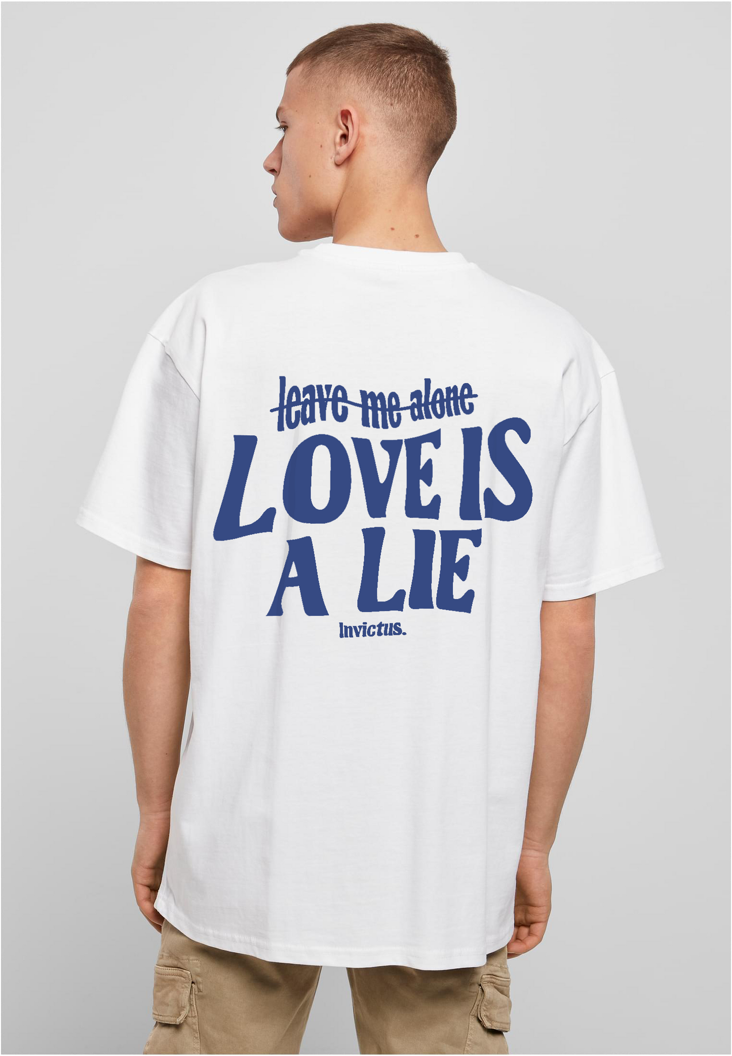 HEAVY OVERSIZED LOVE IS A LIE T-SHIRT